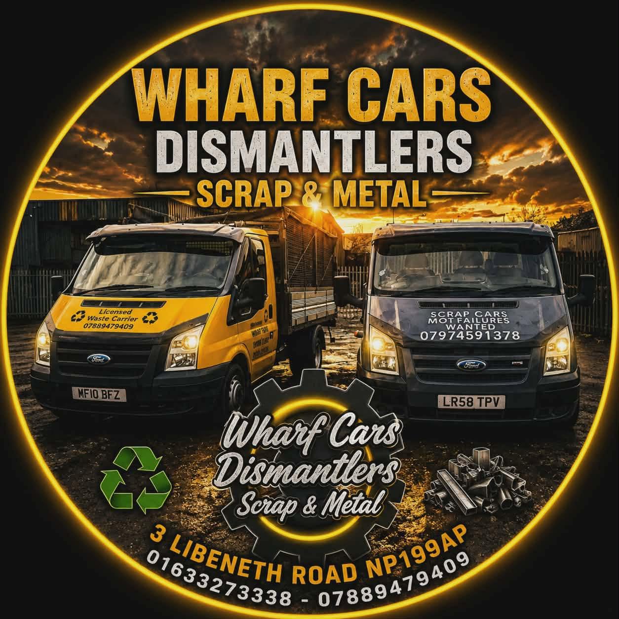 wharf cars dismantlers logo